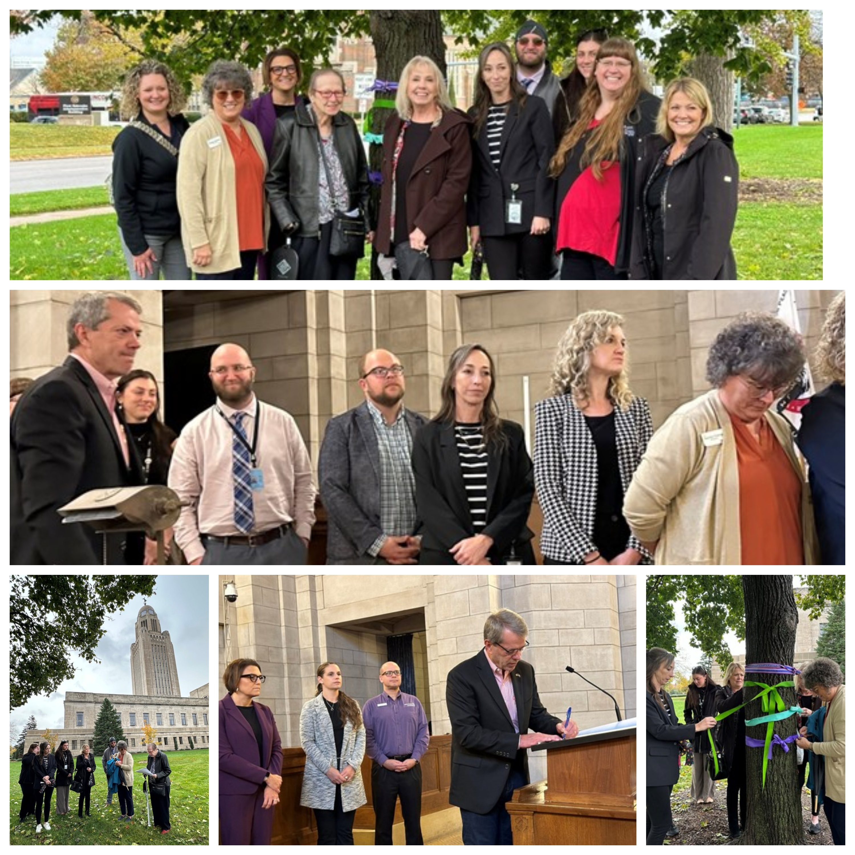 Proclamation and Caregiver Ribbons