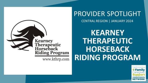 Kearney therapeutic Horseback Riding Program
